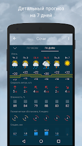 Скриншот Погода Gismeteo 3